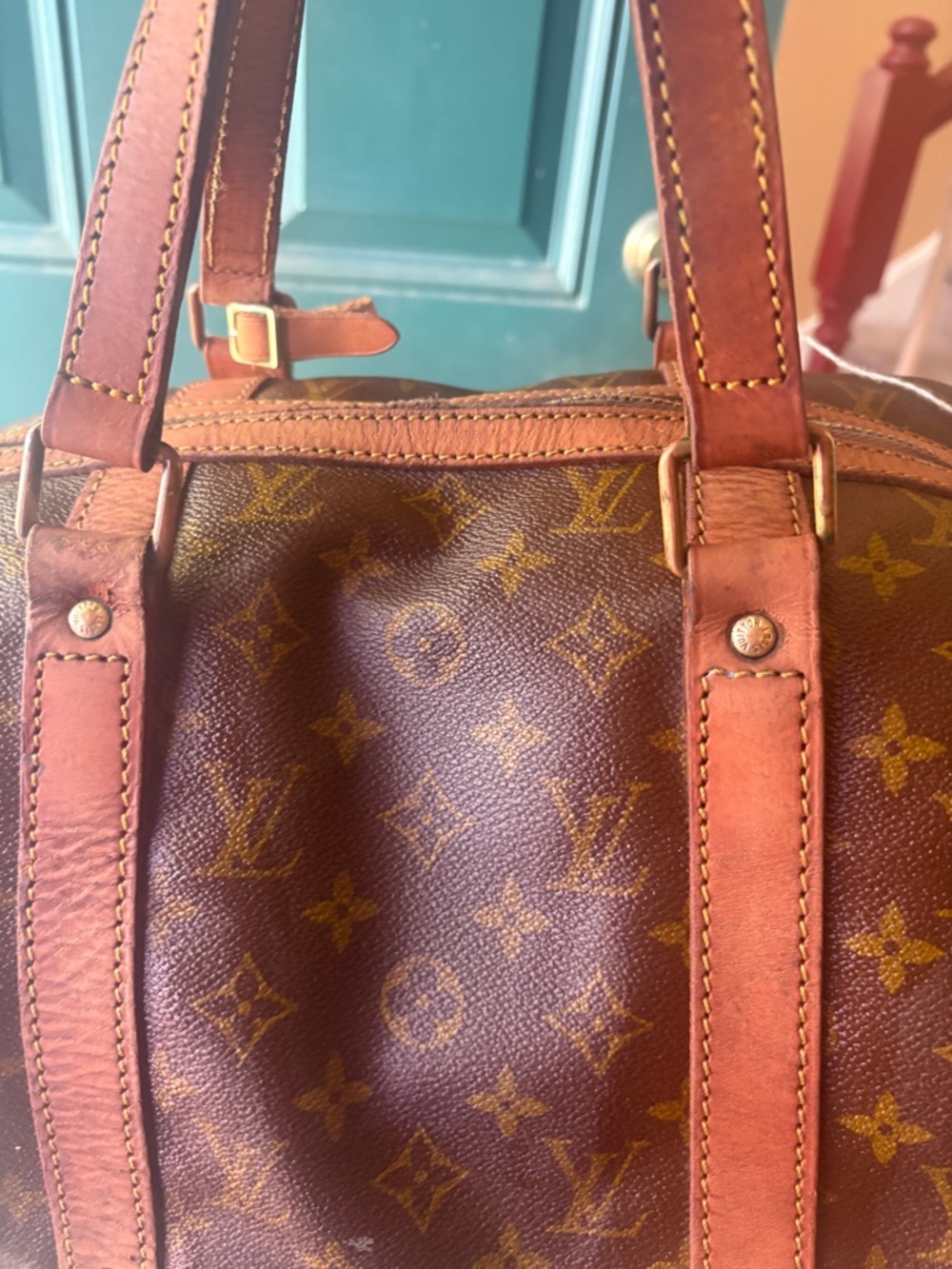 LV Sac Souple 45 Monogram Vintage Travel Bag Authentic - Picture 4 of 15